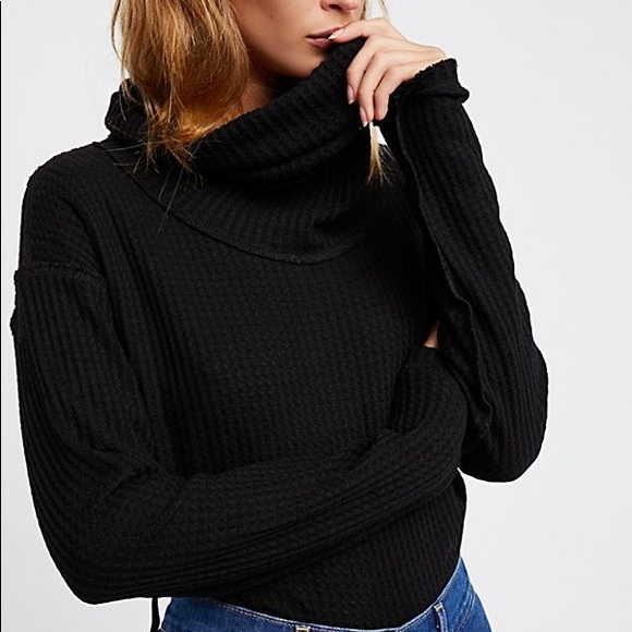 Free People/We the Free thermal turtleneck - Picture 2 of 5